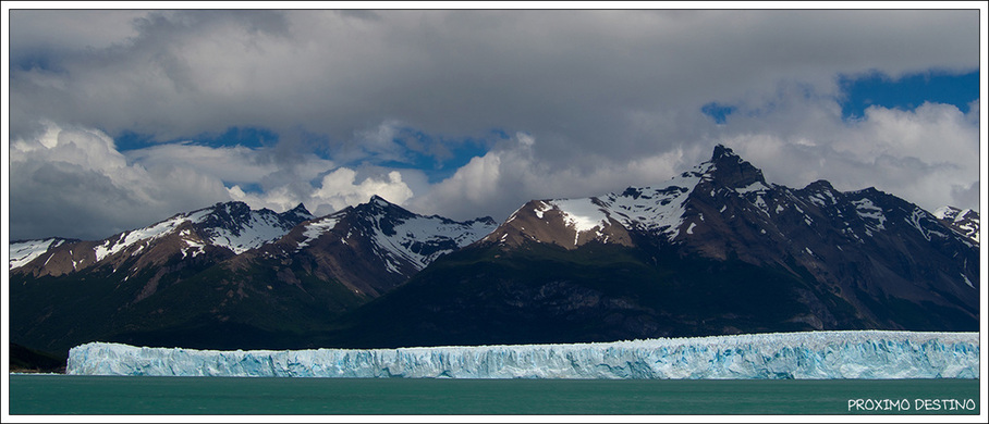 Panorámica del glaciar Perito Moreno